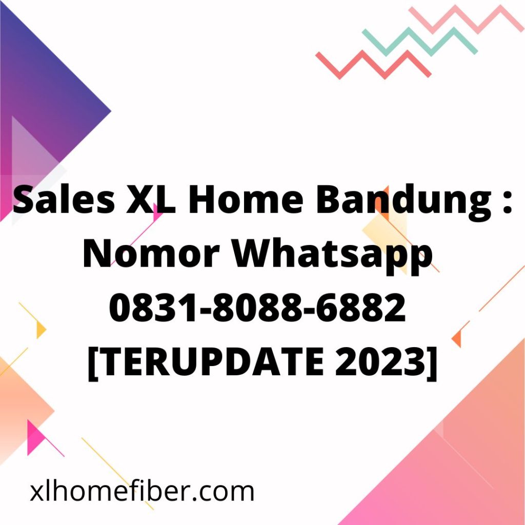 Sales XL Home Bandung