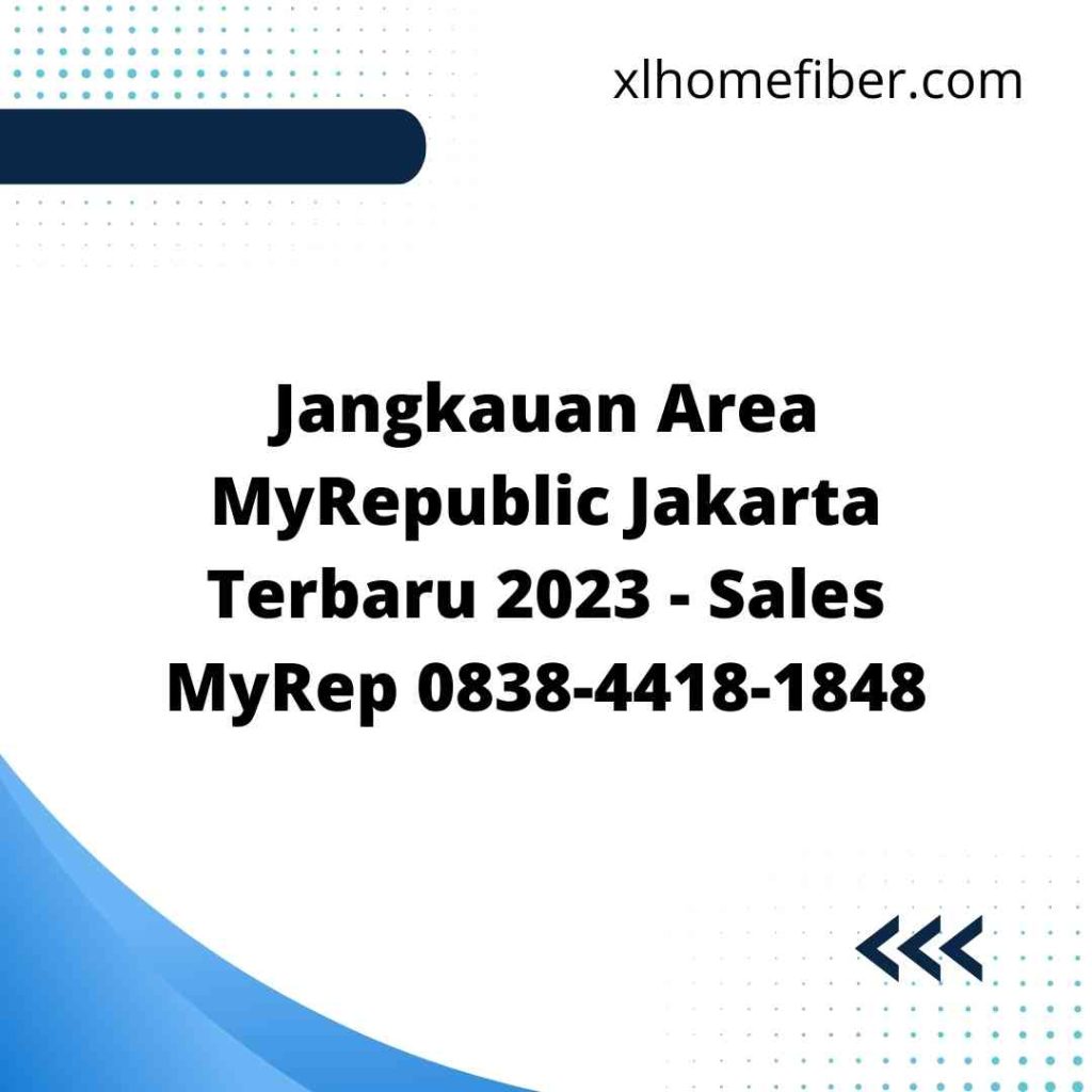 Jangkauan Area MyRepublic Jakarta