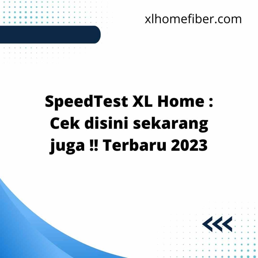 SpeedTest XL Home
