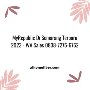 MyRepublic Di Semarang